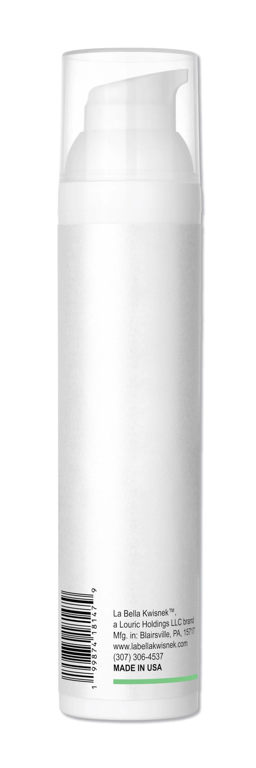La Bella Kwisnek foaming cleanser foam texture shown with water for a refreshing rinse.