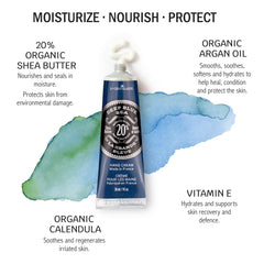 La Chatelaine Deep Blue Sea scented hand cream offers refreshing moisture
