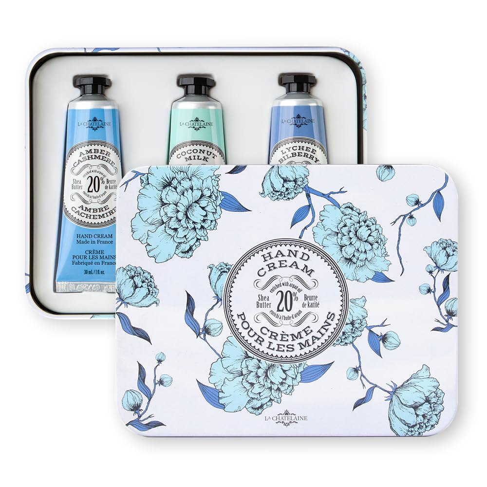 La Chatelaine Organic Shea Butter label emphasizes 20% shea for deep nourishment.