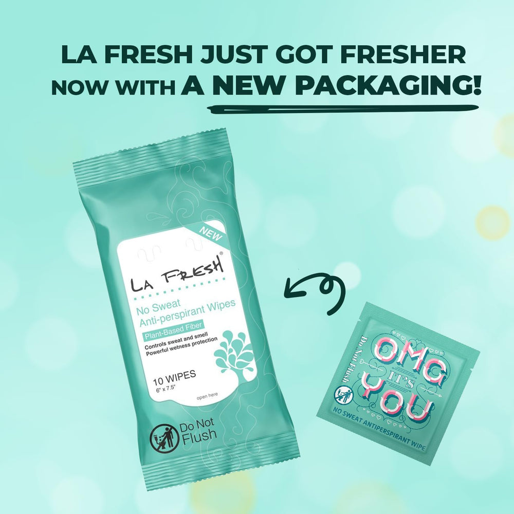 La Fresh antiperspirant wipe-neck-back-odor for all-over management