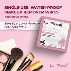 La Fresh makeup removal wipes travel pack individually sealed for spill-free trips