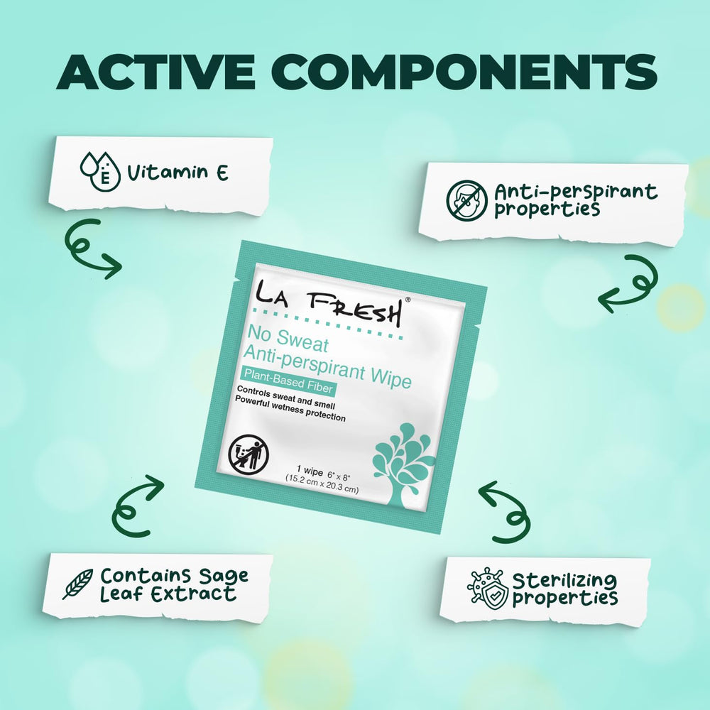La Fresh wipes on the go for quick refresh during travel.