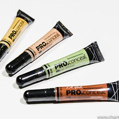 Long-wearing formula visual on skin from L.A. Girl Pro Conceal Set.