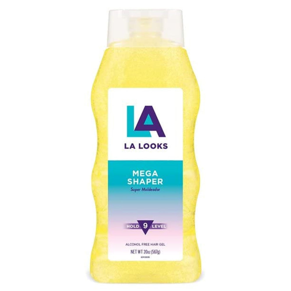 L.A. Looks Gel #9 Mega Mega Hold bottle delivers strong all-day hold
