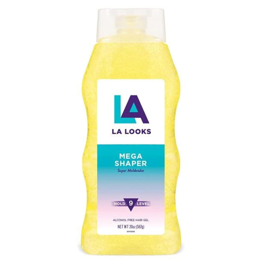 L.A. Looks Gel #9 Mega Mega Hold bottle delivers strong all-day hold
