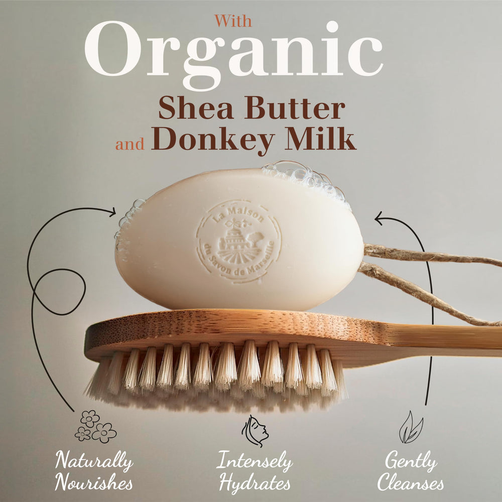 La Maison du Savon Shea Butter Donkey Milk Bars for gentle cleansing and nourishment.