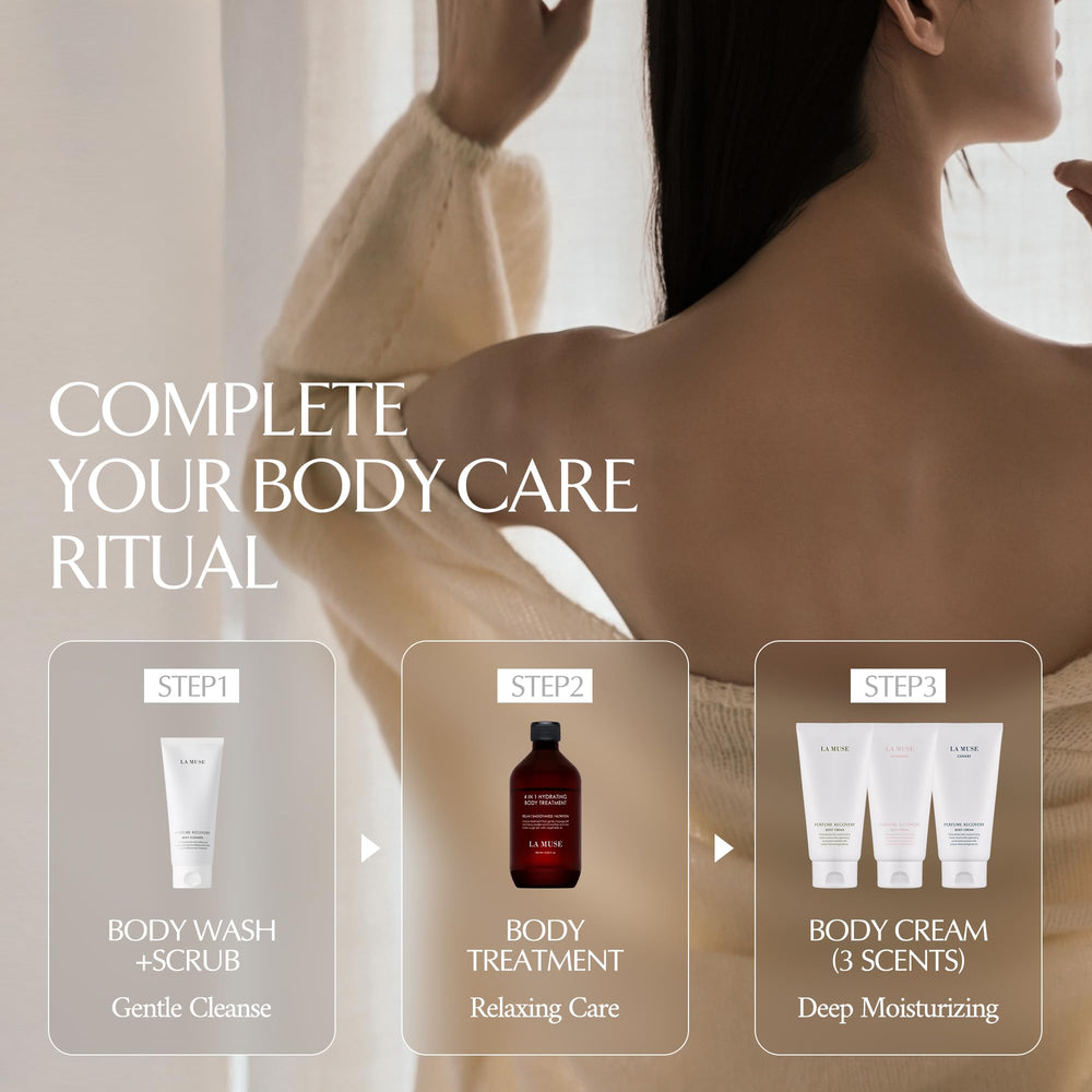 LA MUSE packaging box conveys premium care and fragrance
