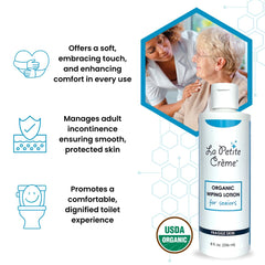 La Petite Creme USA-made label highlights quality and reliability.
