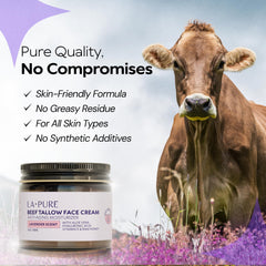 LA PURE vegan hyaluronate solution dropper for lightweight plumpness.