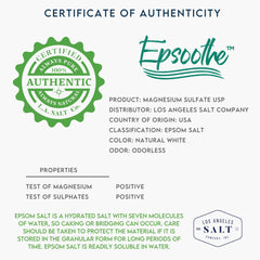 LA SALT CO Cruelty-free Epsom salt signals ethical sourcing
