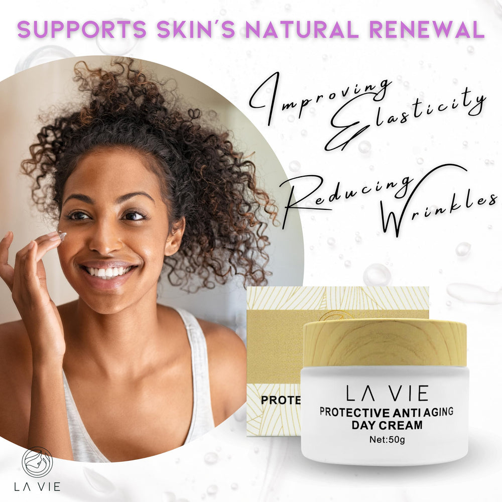 Luxurious La Vie packaging reflects premium skincare presentation.