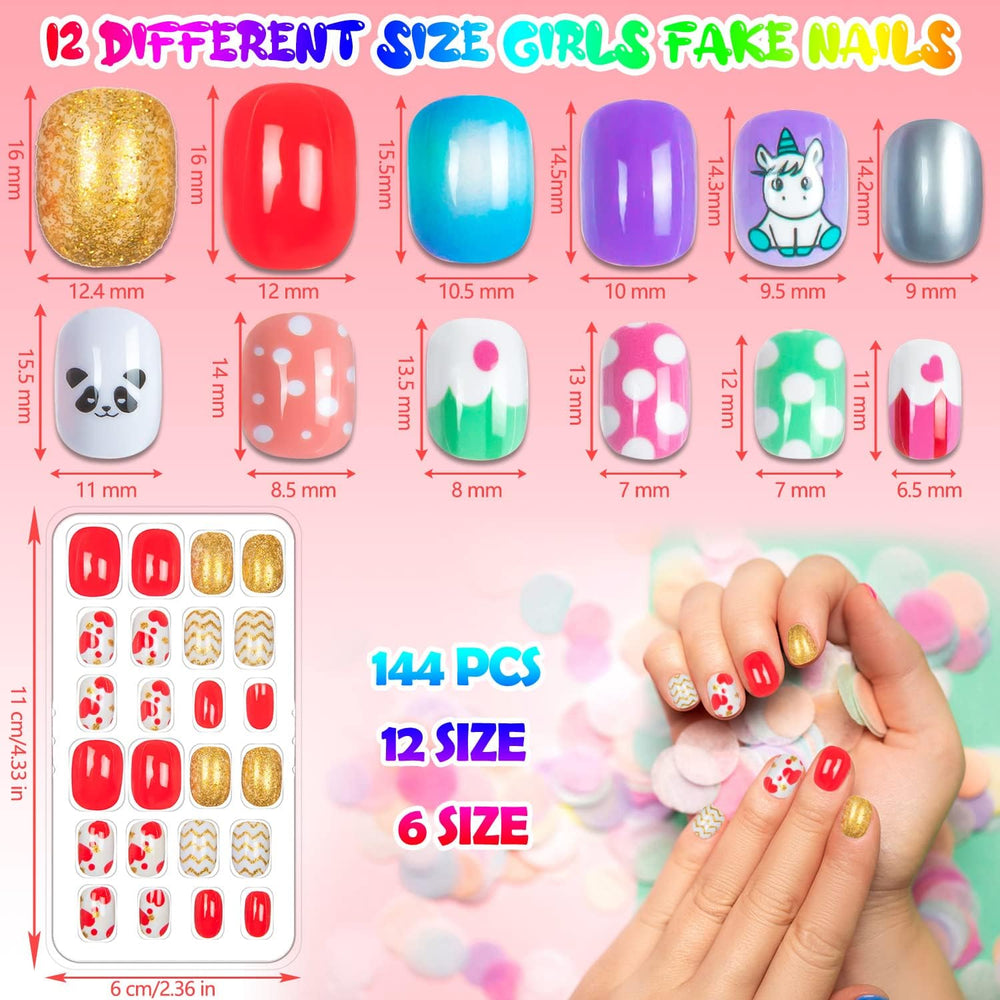 Labeol kids fake nails are durable and reusable for multiple nail art sessions.