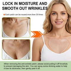 LABOLOW Chest Wrinkle Pads support skin firming for a smoother chest appearance by morning