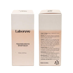 Laboreve PeachMicrobiome 84 EGF Serum included in night skincare routine.