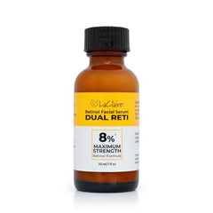 LaClaire Retinol Complex close-up highlighting an 8% formula for anti-aging support.
