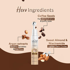 Lacto Calamine under-eye cream close-up showing smooth texture for fine lines