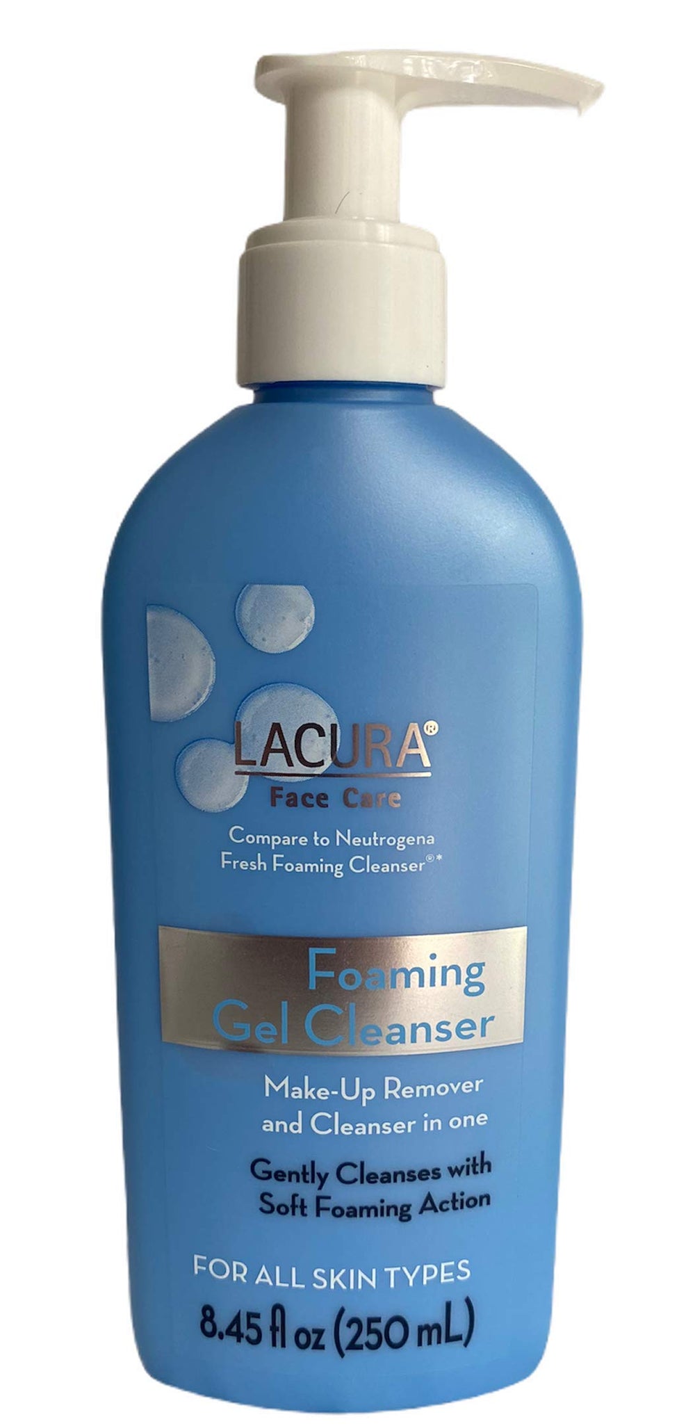 Lacura Face Care Hydrating Cleanser bottle front for gentle daily cleansing.
