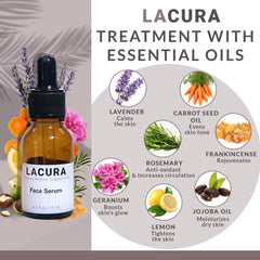 LaCura face oil with jojoba absorbs smoothly to hydrate without heaviness.
