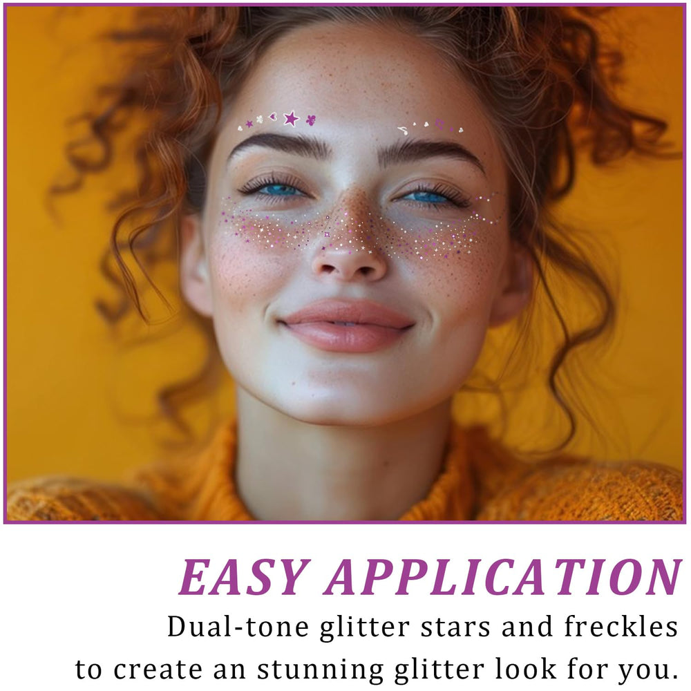 LADDYFOX DIY glitter freckles pack lets you customize a bold look