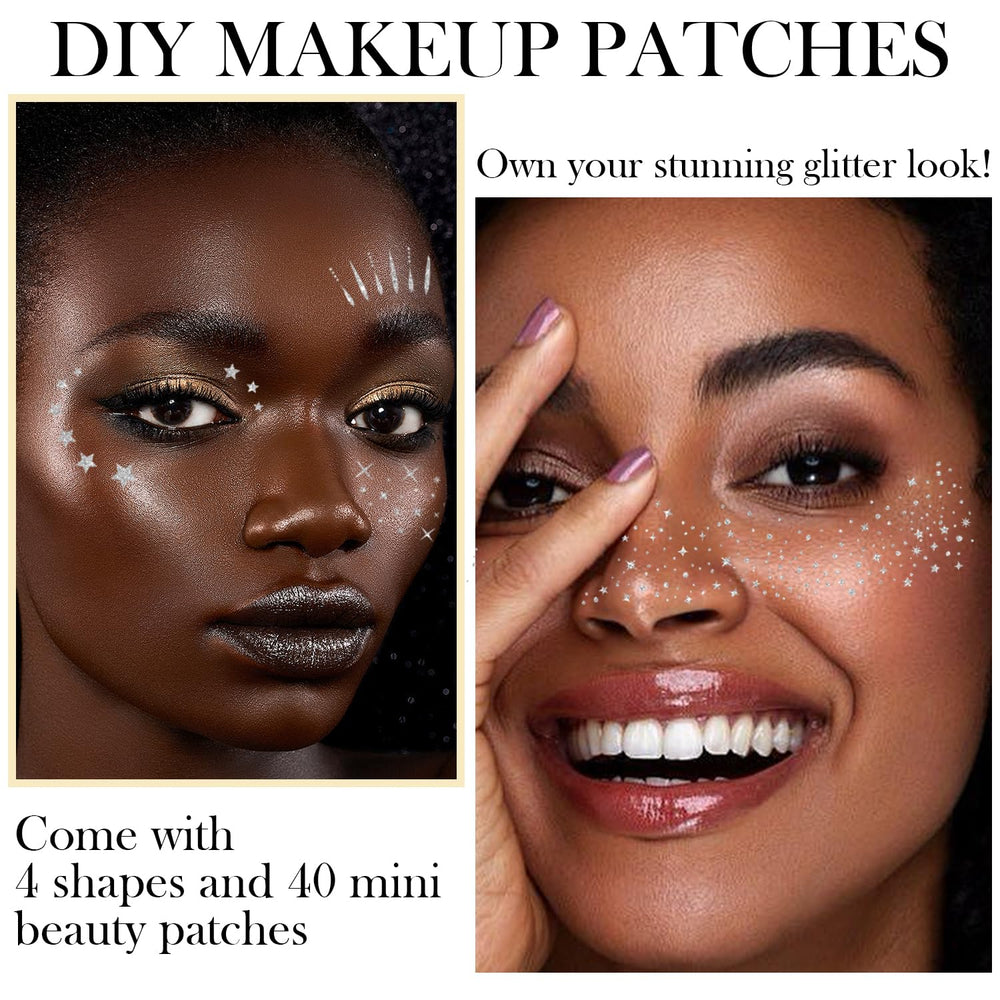 LADDYFOX glitter freckles patches add versatile, party-ready shine to any look