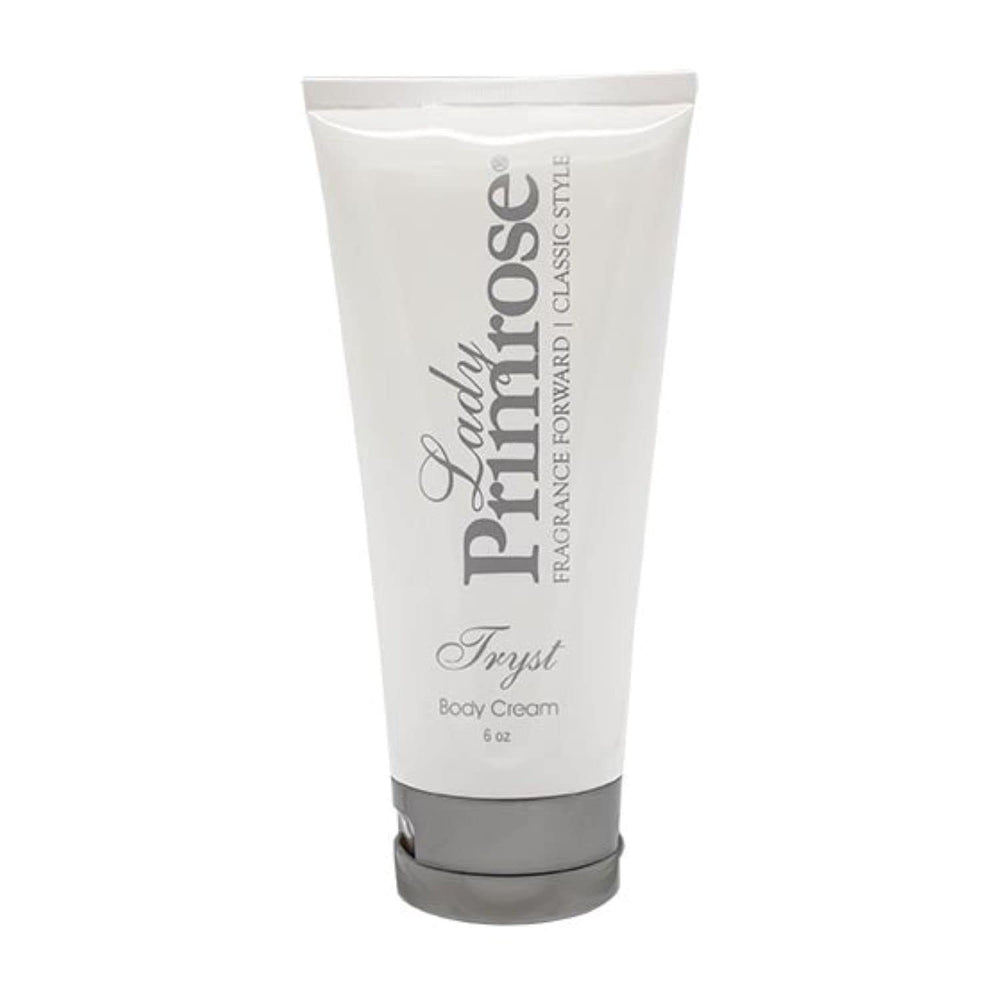 Lady Primrose Tryst refill tube ready for convenient daily moisture and easy jar refills.