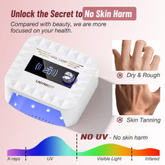 Compact portable LadyMisty nail lamp for home or salon