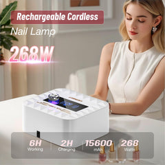 LadyMisty UV nail lamp with LCD display for precise timing