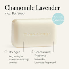 Close-up of quadruple-milled texture on LAFCO New York bar soap for durability