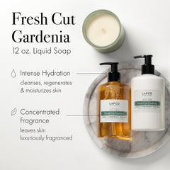 LAFCO New York liquid soap shown near sink for gentle hand cleansing.