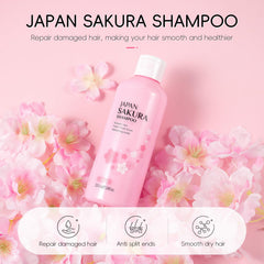 LAIKOU Sakura body wash bottle pour for soft skin and light fragrance
