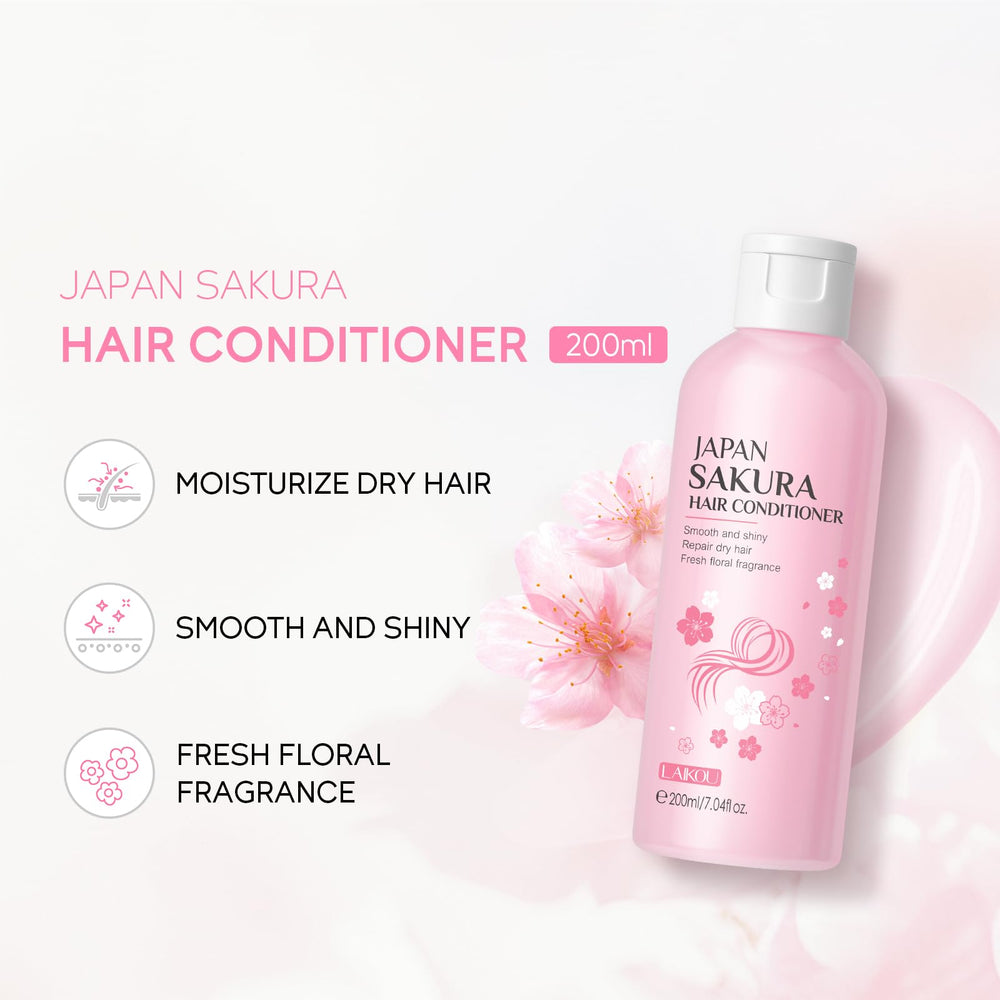 LAIKOU Sakura travel mini bottles for on the go cleansing