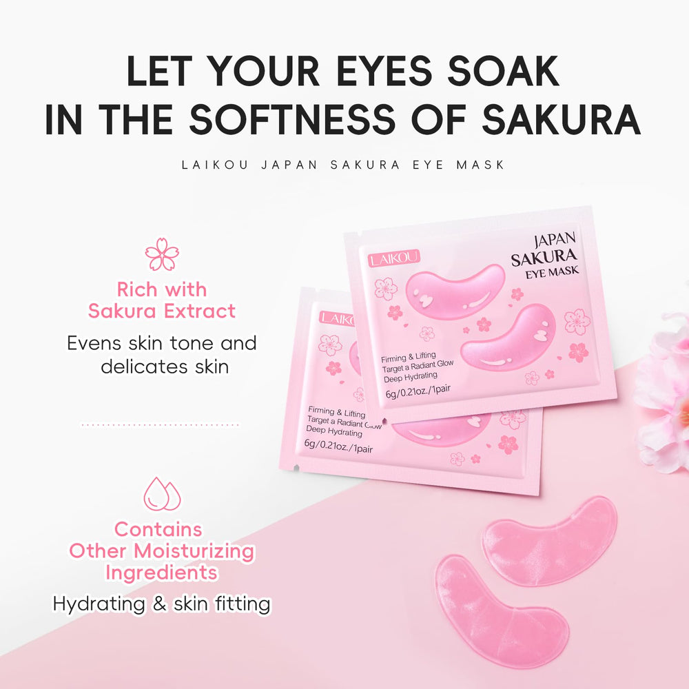 LAIKOU Sakura travel kit for on-the-go skincare routine.