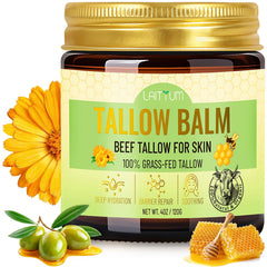 LAITYUM Beef Tallow Face Cream provides deep moisture for facial skin
