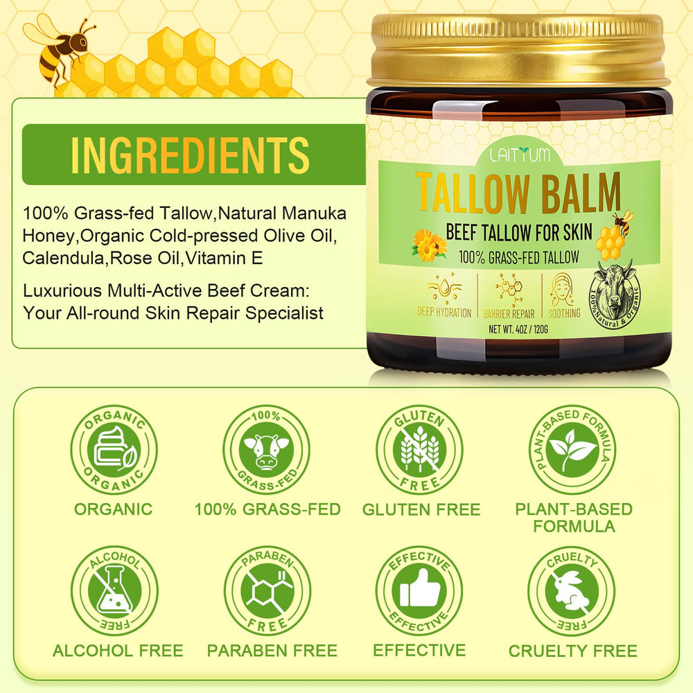 LAITYUM Olive oil and rose oil provide antioxidant nourishment