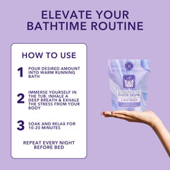 Laki Naturals better sleep bath soak designed for restful evenings