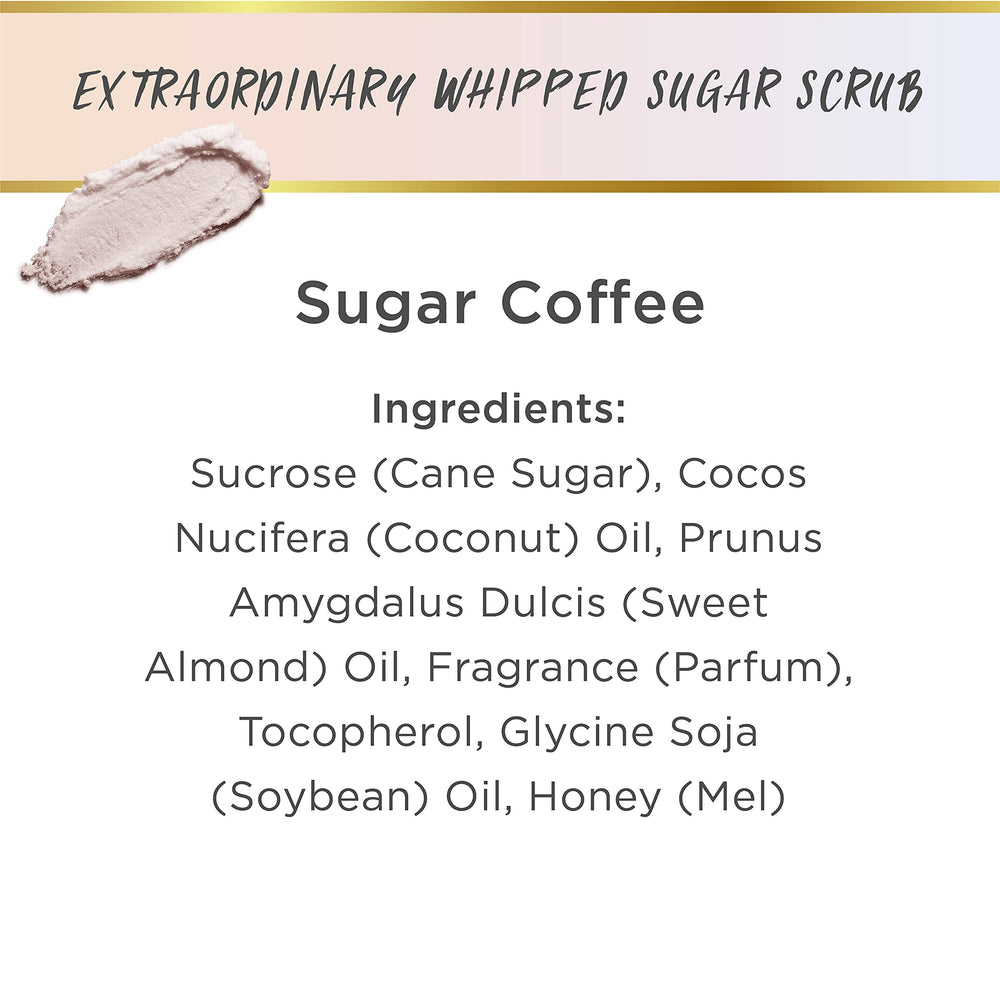 LaLicious Whipped Sugar Scrub Sugar Coffee gift-ready packaging appeals to gifts.