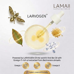 LAMAII Silky Moisturizing Soft Cream texture swirl demonstrating lightweight moisture
