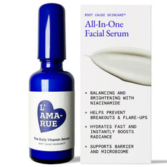 Lamarue Daily Vitamin Serum bottle promotes hydration and radiant skin.