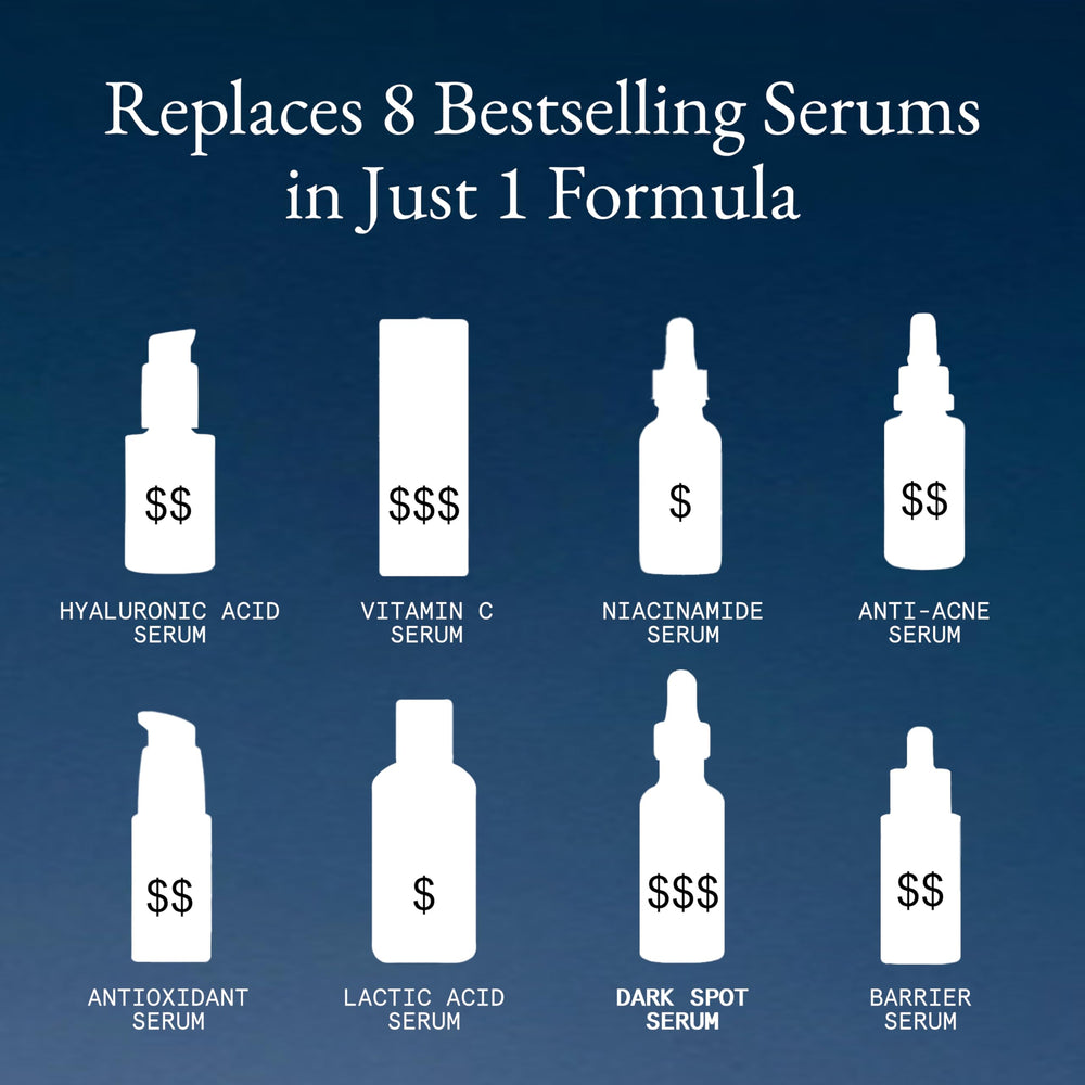 Lamarue Daily Vitamin Serum texture close-up shows smooth finish.