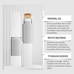 Lampolar Blanc Cover Cream Stick detachable brush end for easy blending
