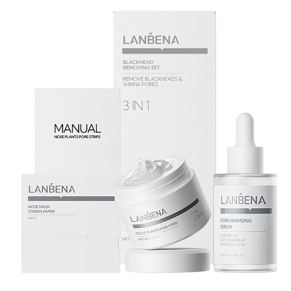 LANBENA 3 in 1 blackhead removal set kit for comprehensive pore care