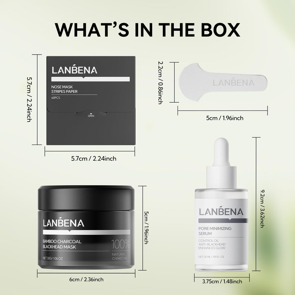 LANBENA clean skin after use demonstrates refreshed appearance.
