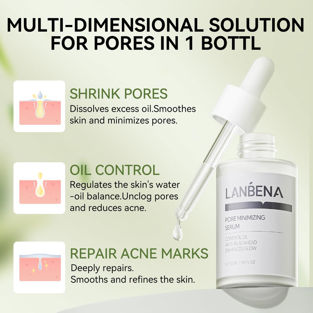 LANBENA full kit on desk showcasing a complete blackhead solution.