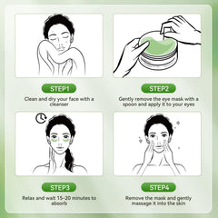 LANBENA eye patches ideal for morning routine to hydrate before makeup.
