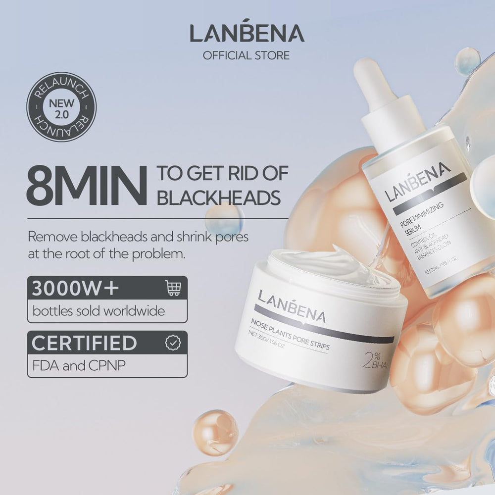 LANBENA pore strips 30g for quick, effective pore cleaning