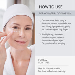 Caffeine in Lancer eye cream supports firmer-looking under-eye skin.