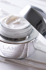 Texture of Lancer Skincare night cream ready for application.