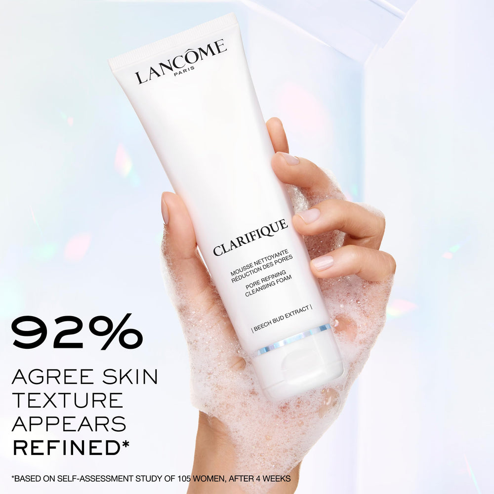 Lancôme Clarifique packaging display adds a premium touch to your sink.