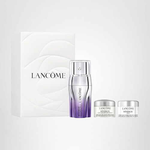 Lancôme Discovery Set packaging signals luxury skincare routine.