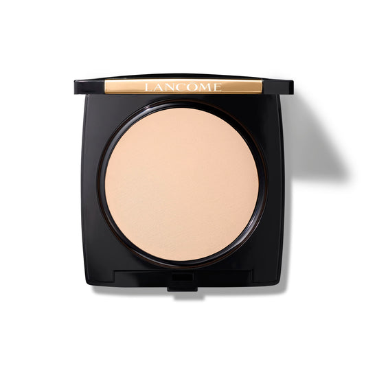 Lancôme Dual Finish bottle pour for easy on-the-go touch-ups.